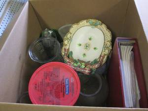 box of vases and more ...