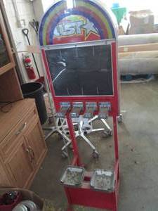 vintage vending machine no locks or...