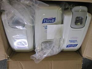 case of 6 purell dispensers...