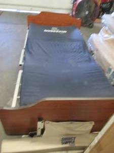 electric adjustable hospital bed wi...