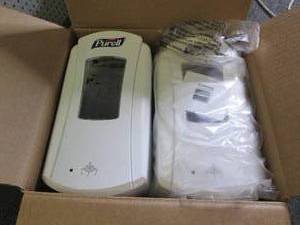 case of 4 purell dispensers ...