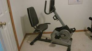 lot 5 image: Golds Gym, stationary bike.