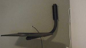 lot 9 image: TV Mount and picture.