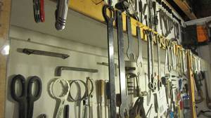 lot 31 image: A whole lot of wrenches, every size...