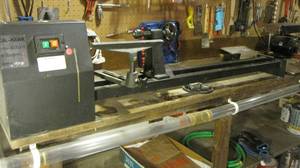 lot 37 image: Wood Lathe CALHAWK model cdpwtl, i...