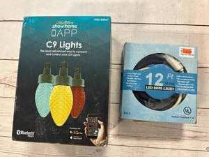 lot 9 image: C9 Bluetooth & LED Rope Lights