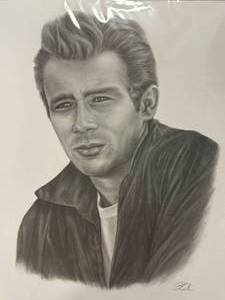 lot 54 image: New James Dean Artwork 20x24