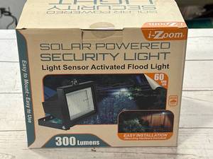 lot 73 image: New Solar Powered Security Light