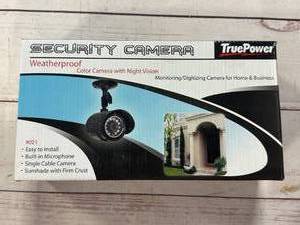 lot 76 image: New Waterproof Security Camera with Night Vision