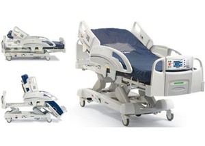 lot 1 image: WOWOW $54,000 STRYKER&nbspInTouch ICU Critical Patient&nbspHospital Bed WChair Position, Scale, Exit Alarm, Zoom Drive Plus Isolibrium Air & Moisture Management System Mattress WRotation, Turn Assist & Max Inflate Works A See Youtube