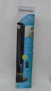 Comfort Zone Fan - 42 Towner Fan with remote - 3 speed