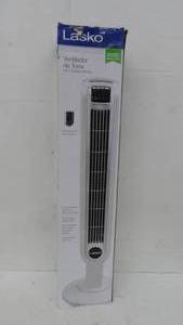 Lasko Tower fan with remote control - 36 space saving design - 3 speed.