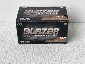 100 Rounds 9mm Ammo