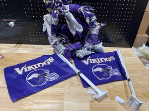 Vikings Car Window Flags