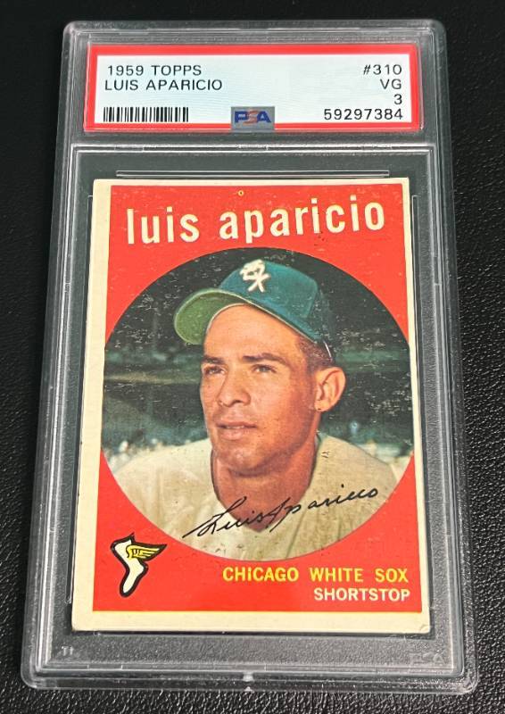 1959 Topps #310 Luis Aparicio Chicago White Sox Baseball Card