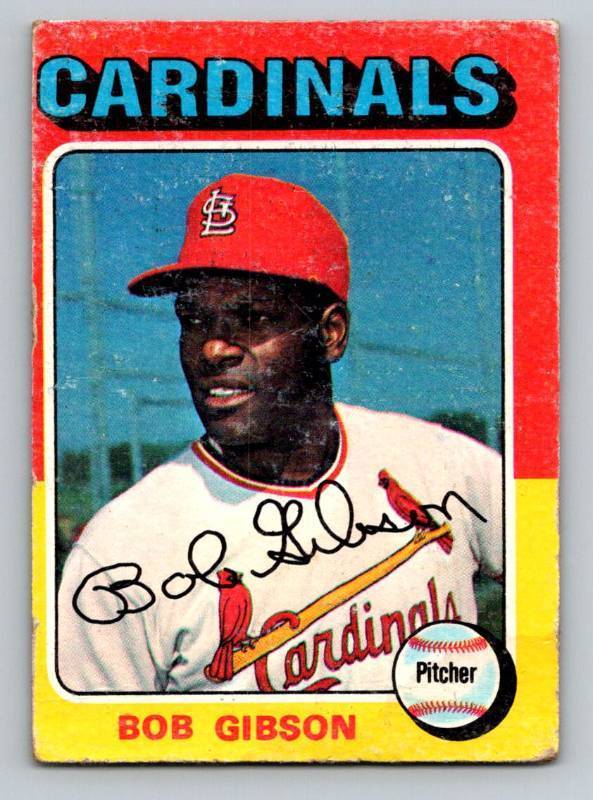 1975 Topps Bob Gibson #150 Vintage Baseball Card, MN ELITE Sports Cards -  Big Big July Auction