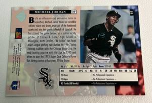 lot 143 image: Michael Jordan RC SP 1994 Electric Diamond Upper Deck #19 Rookies Baseball Basketball Card