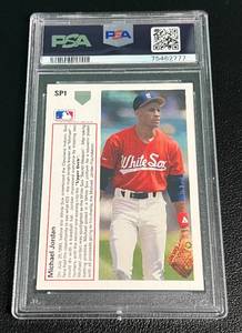 lot 145 image: Michael Jordan 1991 Upper Deck SP1 PSA Graded 7 NM Vintage Baseball Basketball Card