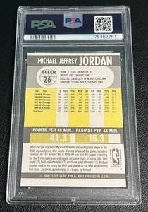 lot 153 image: Michael Jordan 1990 Fleer #26 PSA Graded 7 NM Vintage Basketball Card