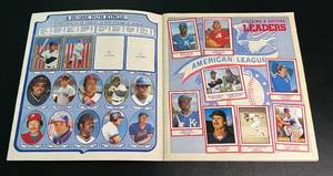 lot 50 image: 1983 Topps Baseball Sticker Album Vintage
