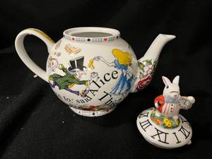 lot 30 image: Alice in Wonderland Teapot