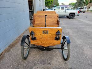 lot 1 image: 1896 Ford Quadricycle Horseless Carriage Replica