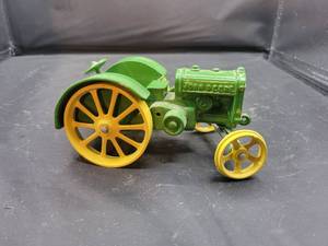 lot 744 image: John Deere Steel Wheel Tractor Diecast Model