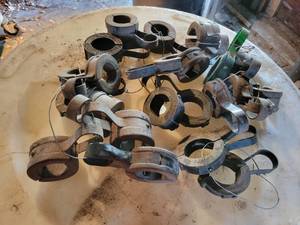 lot 201 image: (20) Vintage Tractor Cylinder Stops - John Deere and Others
