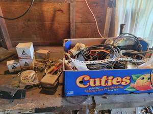 lot 221 image: Large Lot of Hardware, Parts, Wire and More