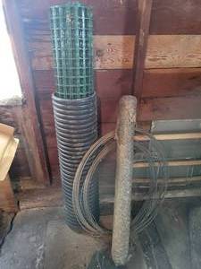 lot 251 image: New 3 Tall roll of Chicken Wire, Snow Fence and More