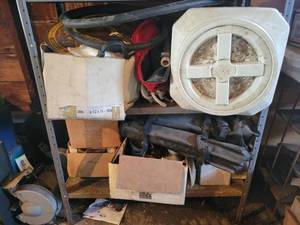 lot 256 image: (2) Shelves of Misc. Garage Items and More