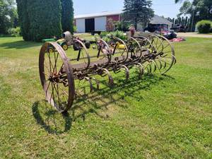 lot 26 image: Jones & Laughlin Antique Cultivator - Approx. 130 Long x 108 Deep x 48 Tall