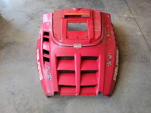 lot 28 image: Fiberglass Hood for Polaris Indy Snowmobile