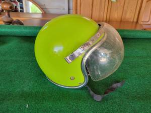 lot 356 image: Vintage Arthur Fulmer Model AF20 Motorcycle Helmet