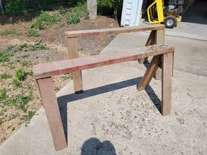 lot 373 image: Pair of Sawhorses