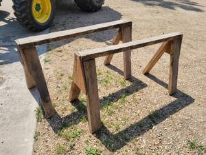 lot 374 image: Pair of Sawhorses