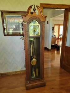 lot 41 image: Vintage Emperor Grandfather Clock, Made in Germany