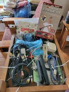 lot 64 image: Lot of AudioVisual Cables and MORE
