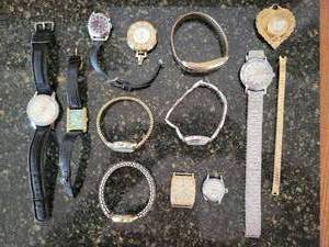 lot 147 image: Lot of Wrist Watches, Pendants, and More - 10K Gold Filled Elgin, Belfort, Windsor Geneva, Marda, Endura, and More