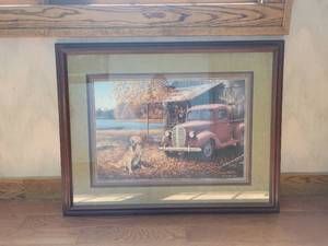 lot 154 image: Larry Chandler Golden Autumn Framed Print - Printers Proof 110