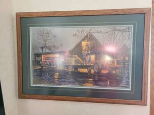 lot 157 image: Dave Barnhouse Last Chore of the Day Framed Print - Signed and Numbered 2881250