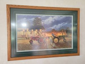 lot 159 image: Dave Barnhouse Bragging Rights Framed Print - Numbered 57AP1250