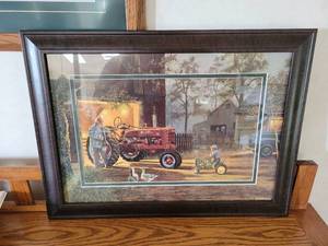 lot 167 image: Dave Barnhouse Common Ground Framed Print