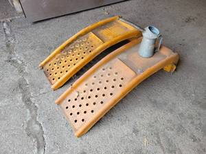 lot 472 image: Pair of Metal Car Ramps and More