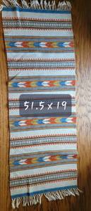 lot 42 image: Antique Swedish Woven Runner  51 x 19