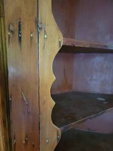 lot 17 image: Antique Farmhouse Corner Cupboard