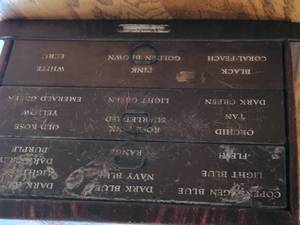 lot 126 image: Rit Dye General Store Display Case