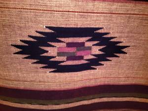 lot 30 image: Southwestern Flat Weave Wall Hanging
