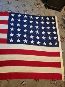 lot 6 image: 48 Star American Flag