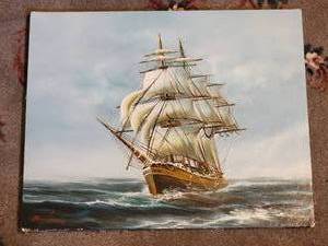 lot 119 image: Clipper Ship Original Nydan Signature